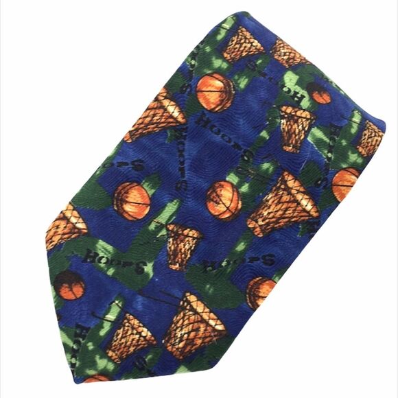 Beverly Hills Polo Club Basketball and Hoops Tie - Picture 1 of 6